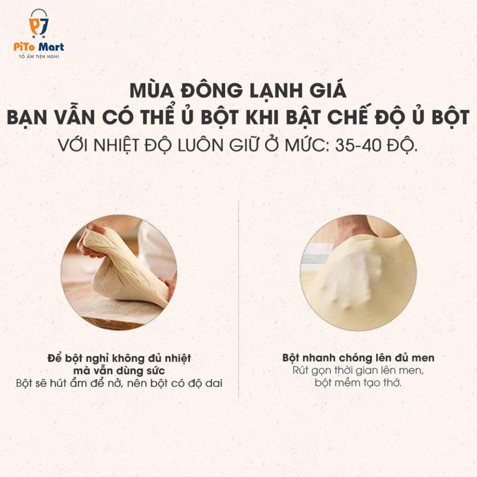 Máy nhào bột, Máy nhồi bột Bear 5L HMJ-A50B1 đa năng bảo hành 18 tháng