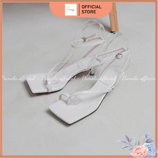 PAMELA - Sandal Nữ Xỏ Ngón Gót Nhọn Quai Mảnh Hậu Chéo Siêu Sang 2022 (7cm) - S20