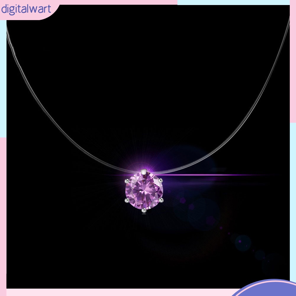 Vòng cổ Mặt Tròn Đính Đá Thời Trang Cho Nữ