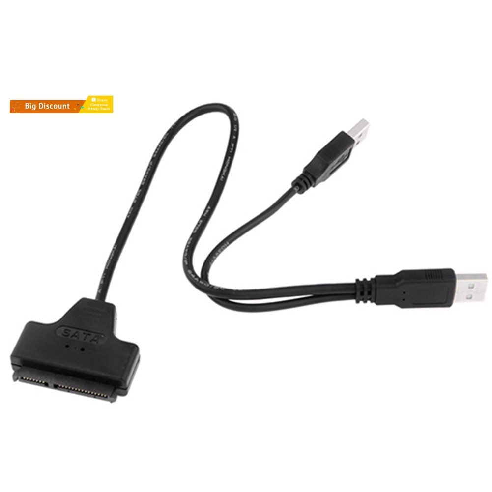 Dây Cáp Chuyển Đổi Cổng Usb 2.0 Sang Sata 22pin Cho Ổ Cứng 2.5 Inch Hdd Laptop