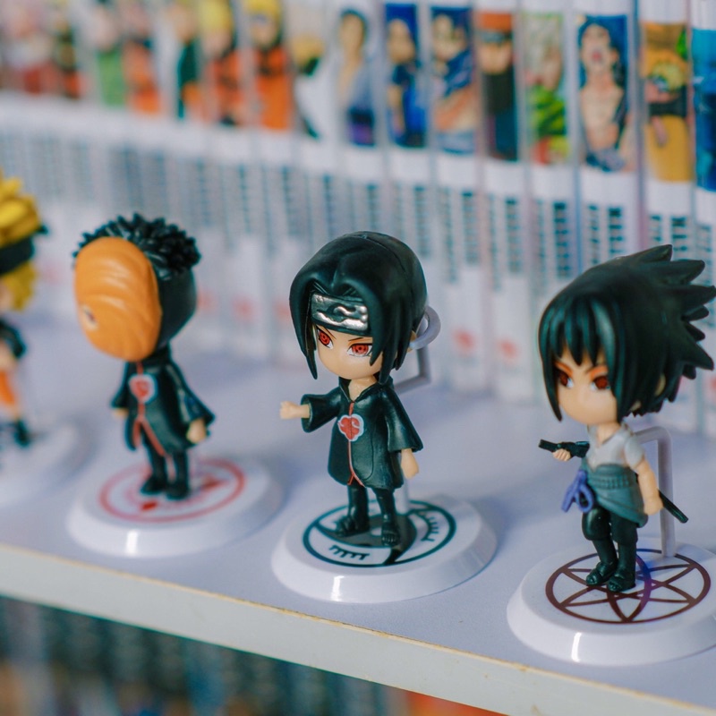 ( Có săn ảnh thật ) Tượng mô hình pvc Naruto main chính 6 con