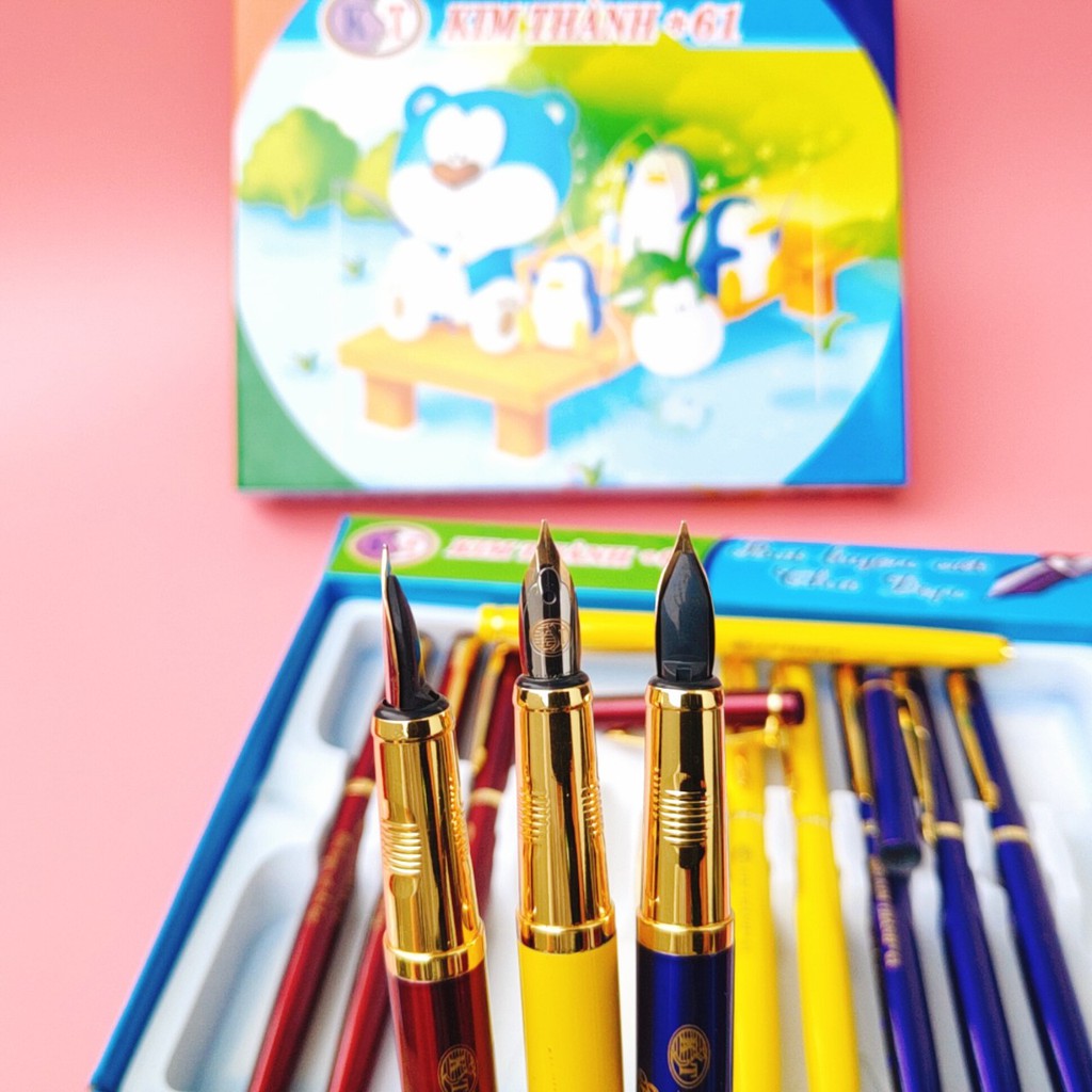 Bút Máy Kim Thành 61  Siêu bền nét viết thanh đậm cho các bé luyện chữ