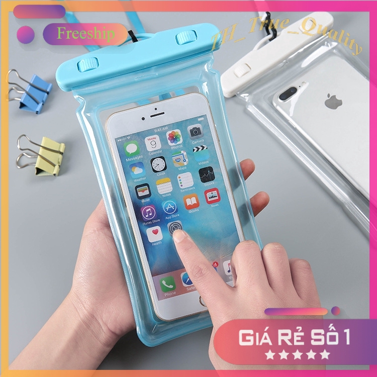 Túi đựng điện thoại chống thấm nước tiện dụng khi đi bơi cho tất cả các điện thoại iphone, oppo, samsung,...