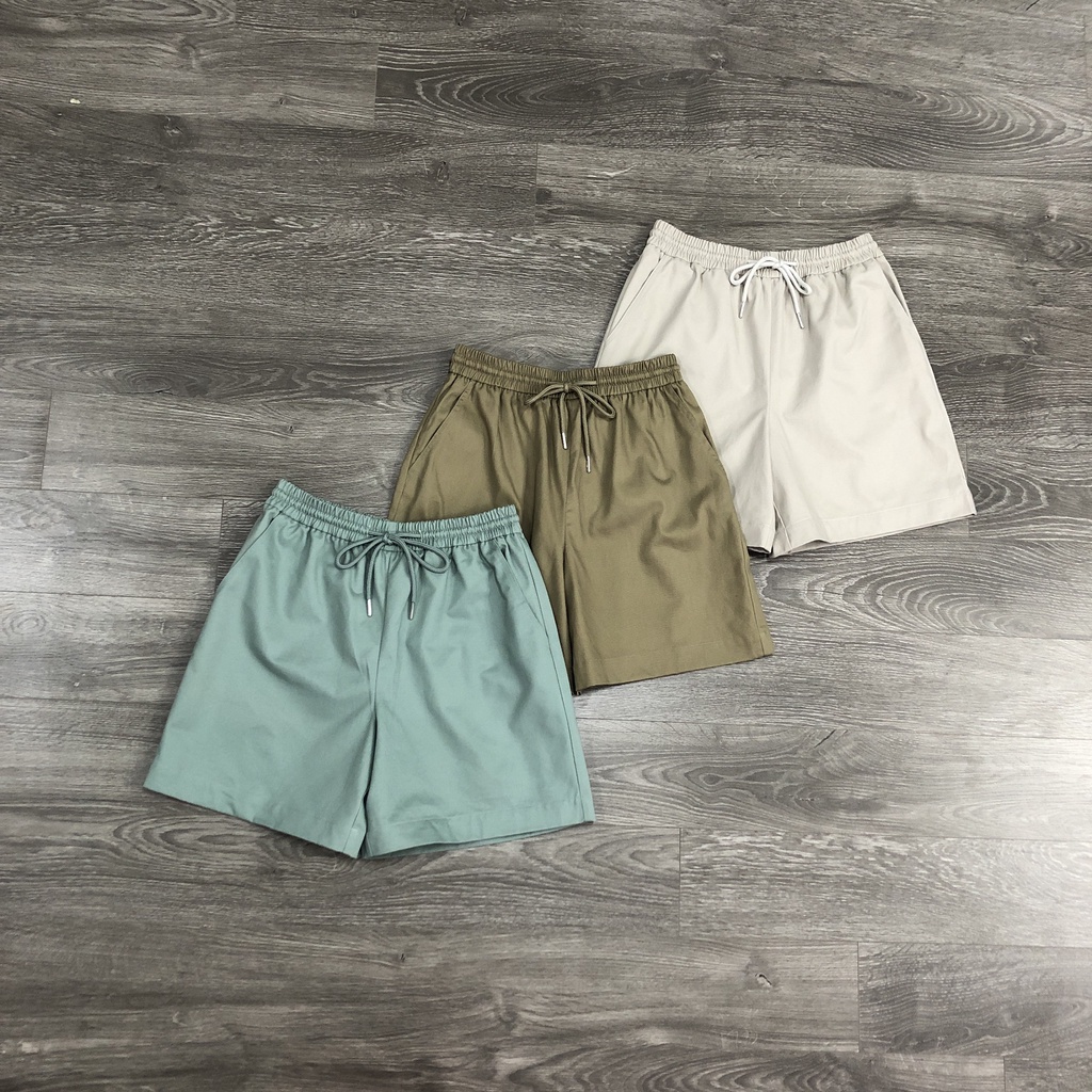 Quần Short Exp3ss Kaki Lưng Thun Rút