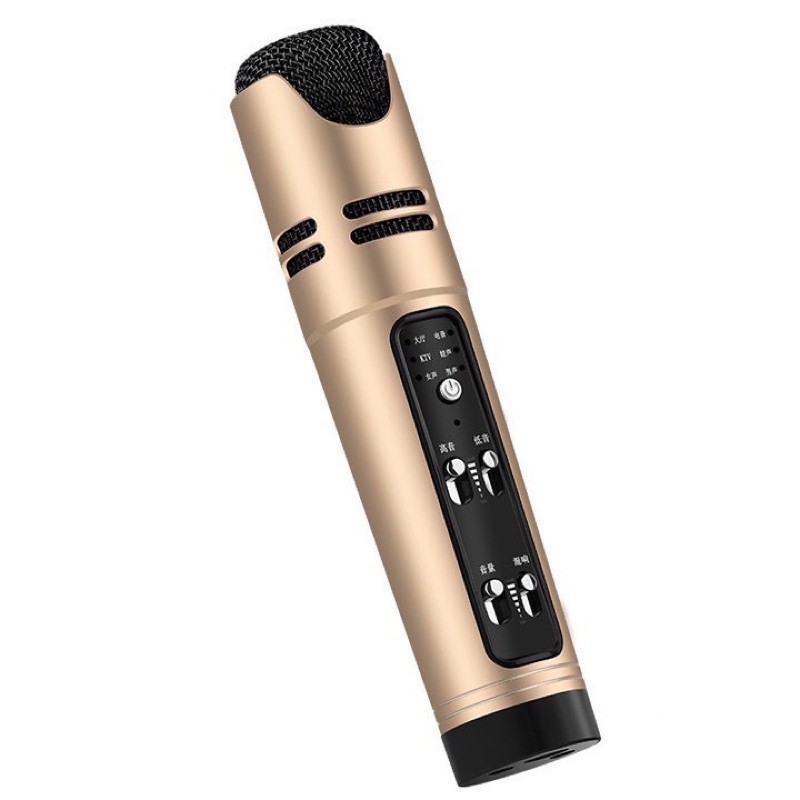 Micro C16, Mic Livestream Hát Karaoke 6 Chế Độ Âm Thanh Giả Dọng Bản Nâng Cấp Cực Hay Của Micro C7