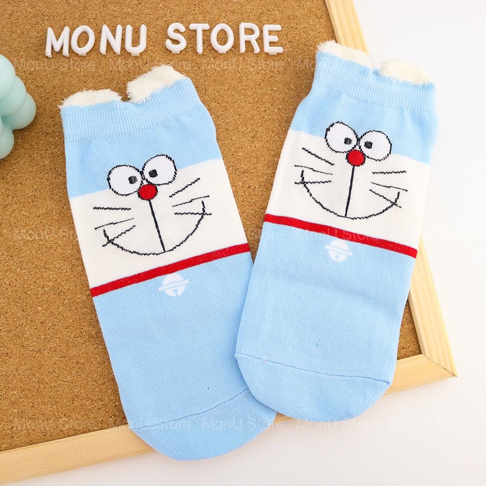Tất vớ cổ thấp có tai DORAEMON DOREMON dễ thương cute TooYoo BK00151