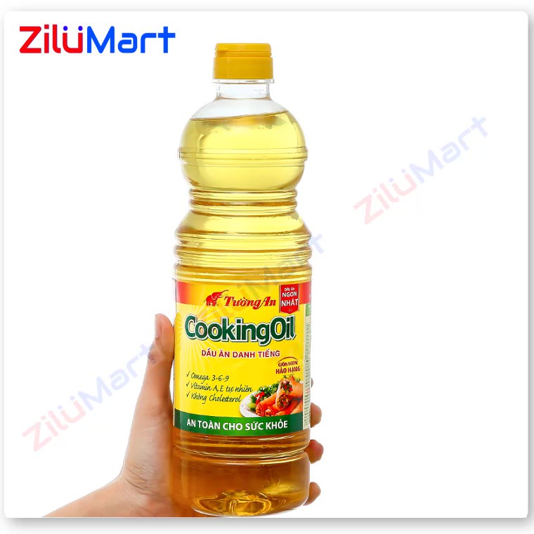 Chai dầu ăn Tường An Cooking Oil loại 1 lít