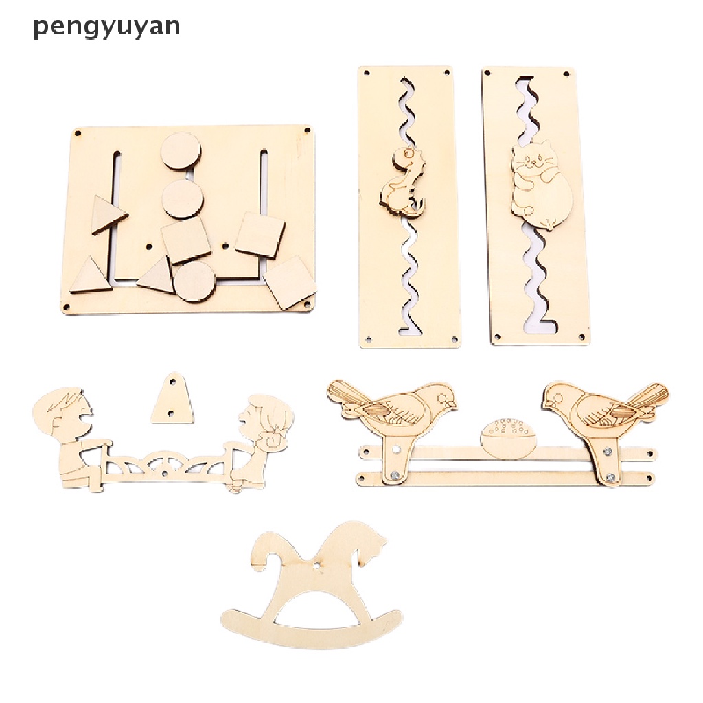 [pengyuyan] Bảng Đồ Chơi Hoạt Động Cảm Biến Montessori DIY Cho Bé