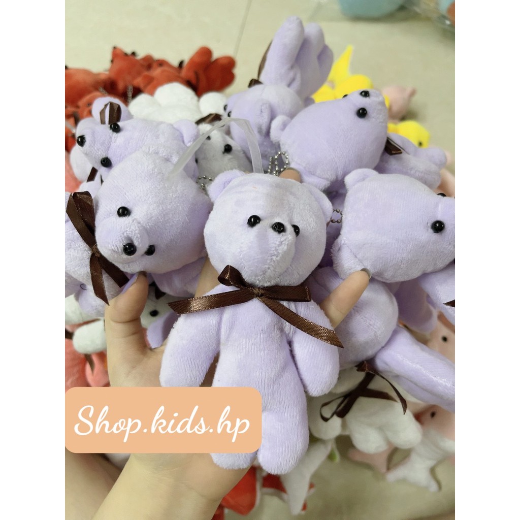 Gấu Bông TEDDY Dễ Thương Có Móc Treo Chìa Khóa, Balo , Túi Xách
