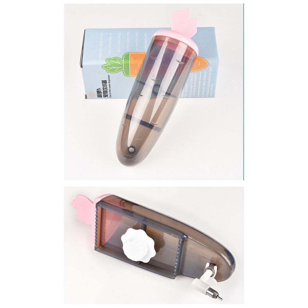 bình nước Carrot 500ml dành cho thỏ, bọ, sóc,hamster