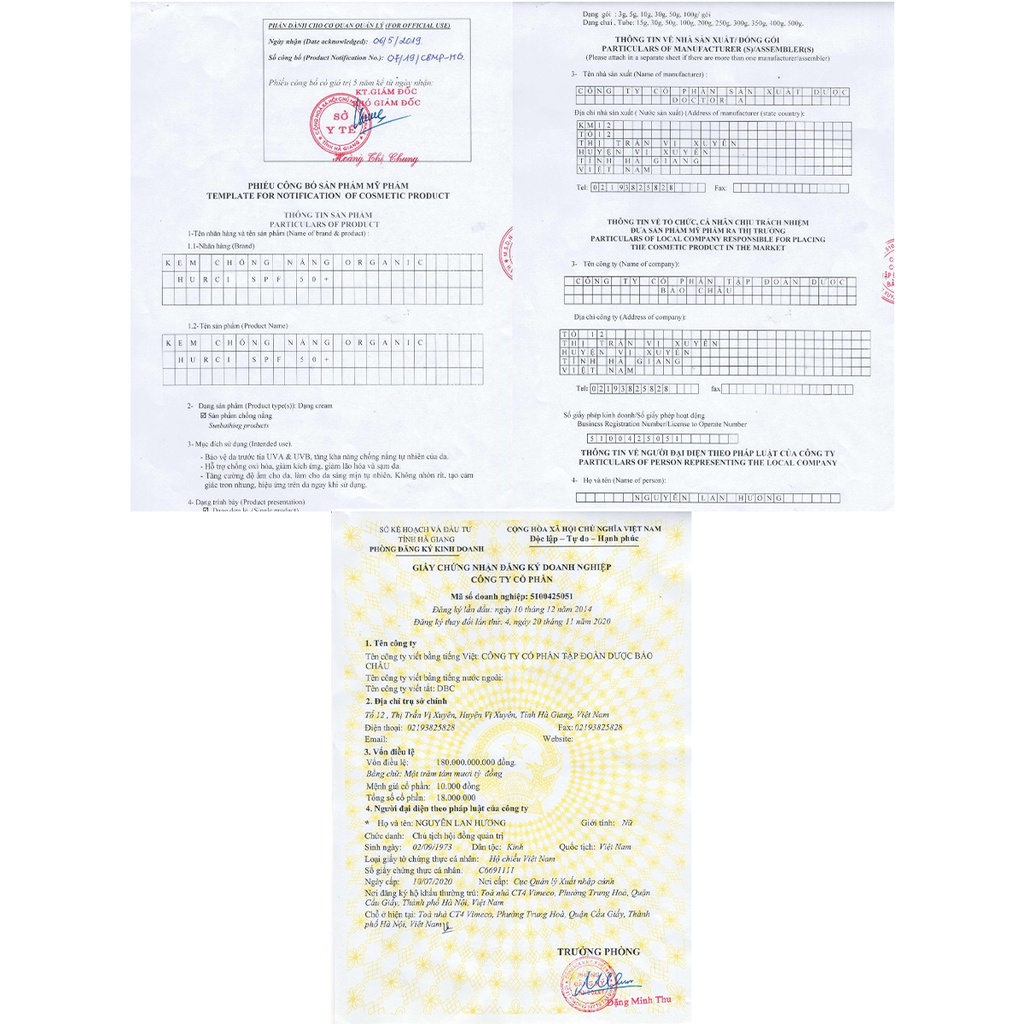 Kem Chống Nắng Sun Cream Protection UV SPF 50+ Hurci DƯỢC BẢO CHÂU Bảo Vệ Da Toàn Diện Da Trắng Mịn Tự Nhiên | BigBuy360 - bigbuy360.vn