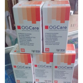 (DATE MỚI NHẤT)  Que Thử Đường Huyết Ogcare (50 Hoặc 25 Que/ Hộp) - Hàng Có Sẵn - Đảm Bảo Chính Hãng