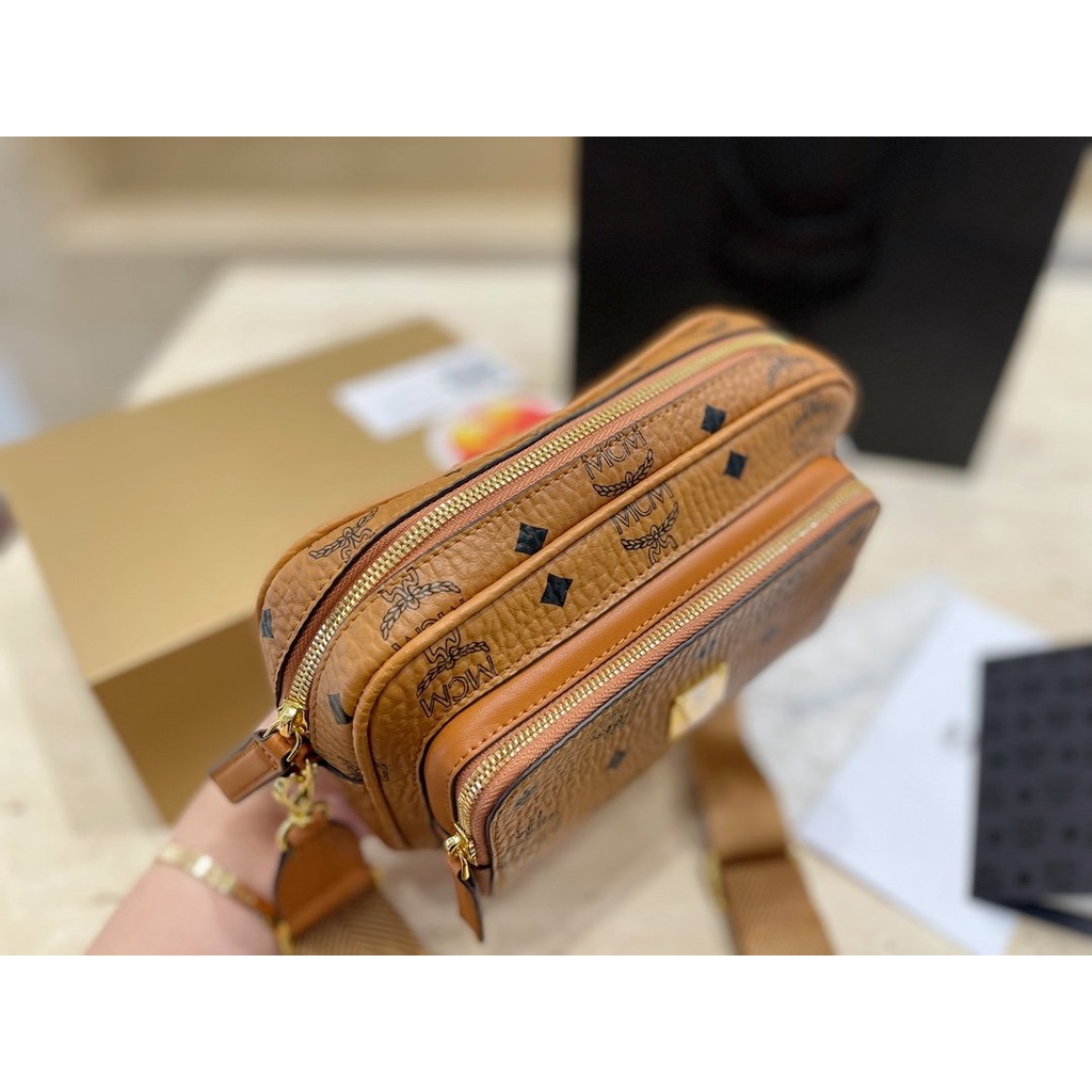 MCM Túi Đeo Chéo Phong Cách Vintage Hàn Quốc Thời Trang Cho Nữ
