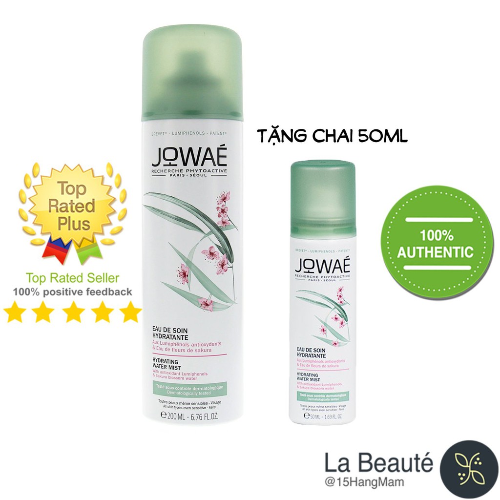 [Chính Hãng] Xịt Dưỡng Jowaé Chống Lão Hoá Làm Căng Bóng Da 200ml Tặng Xịt Dưỡng Nhỏ 50ml