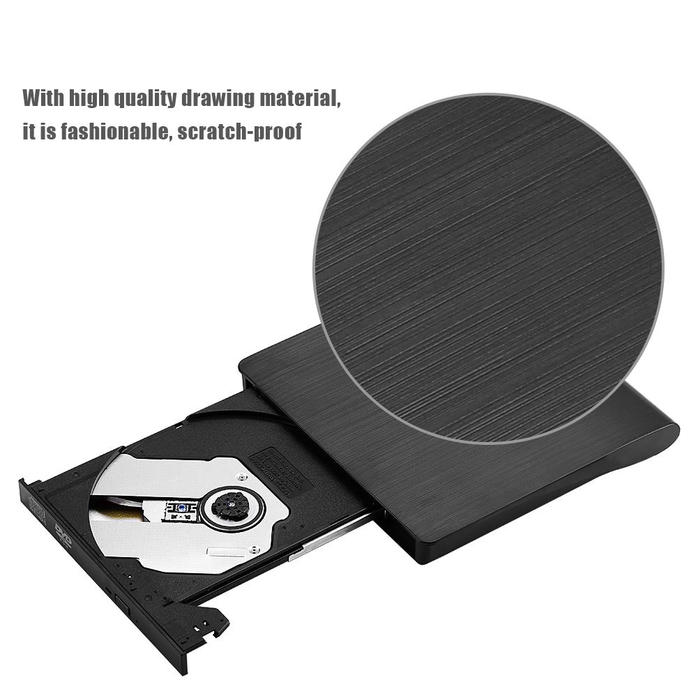 USB 3.0 External DVD/CD Drive Burner Slim Portable Drive