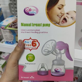 (Hàng chính hãng)Máy hút sữa cầm tay Gb baby không chứa BPA chế độ hút đẩy thông minh