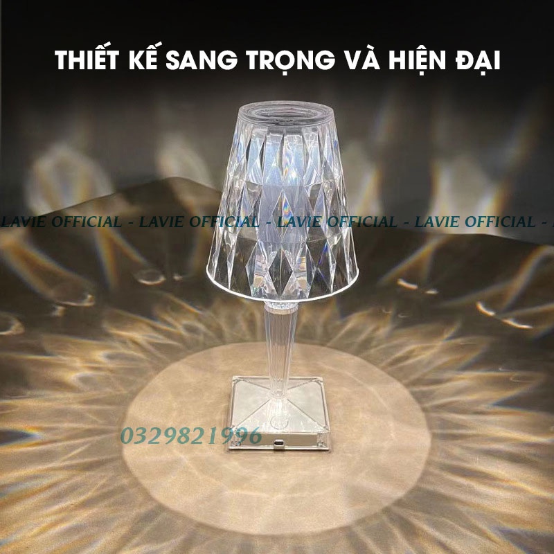 Đèn Ngủ Để Bàn Pha Lê Phong Cách Hoàng Gia Tân Cổ Điển Sang Trọng Đèn Ngủ Pha Lê Ý Decor Phòng Ngủ, Phòng Khách