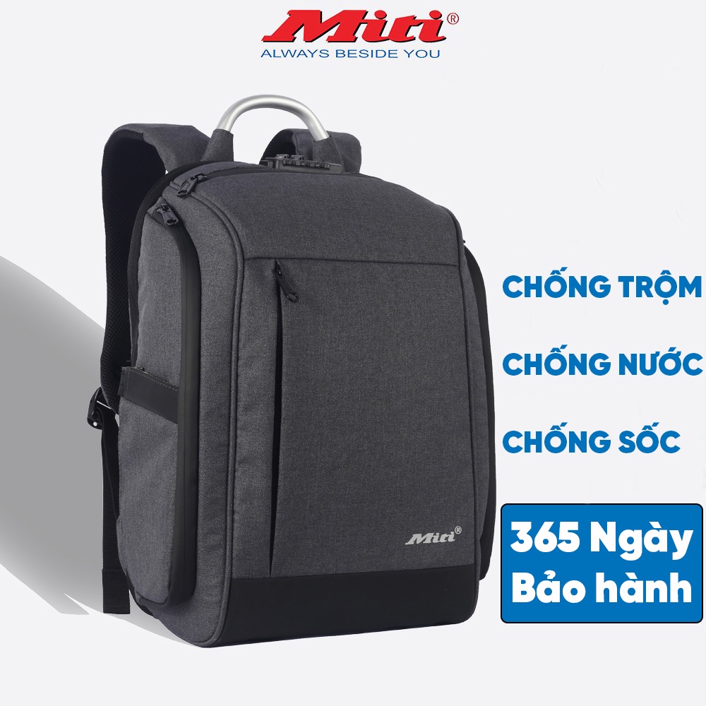 Balo CHỐNG TRỘM MITI CHỐNG NƯỚC CHỐNG SỐC nhiều ngăn đựng tiện dụng balo laptop 14 15.6 16 inch