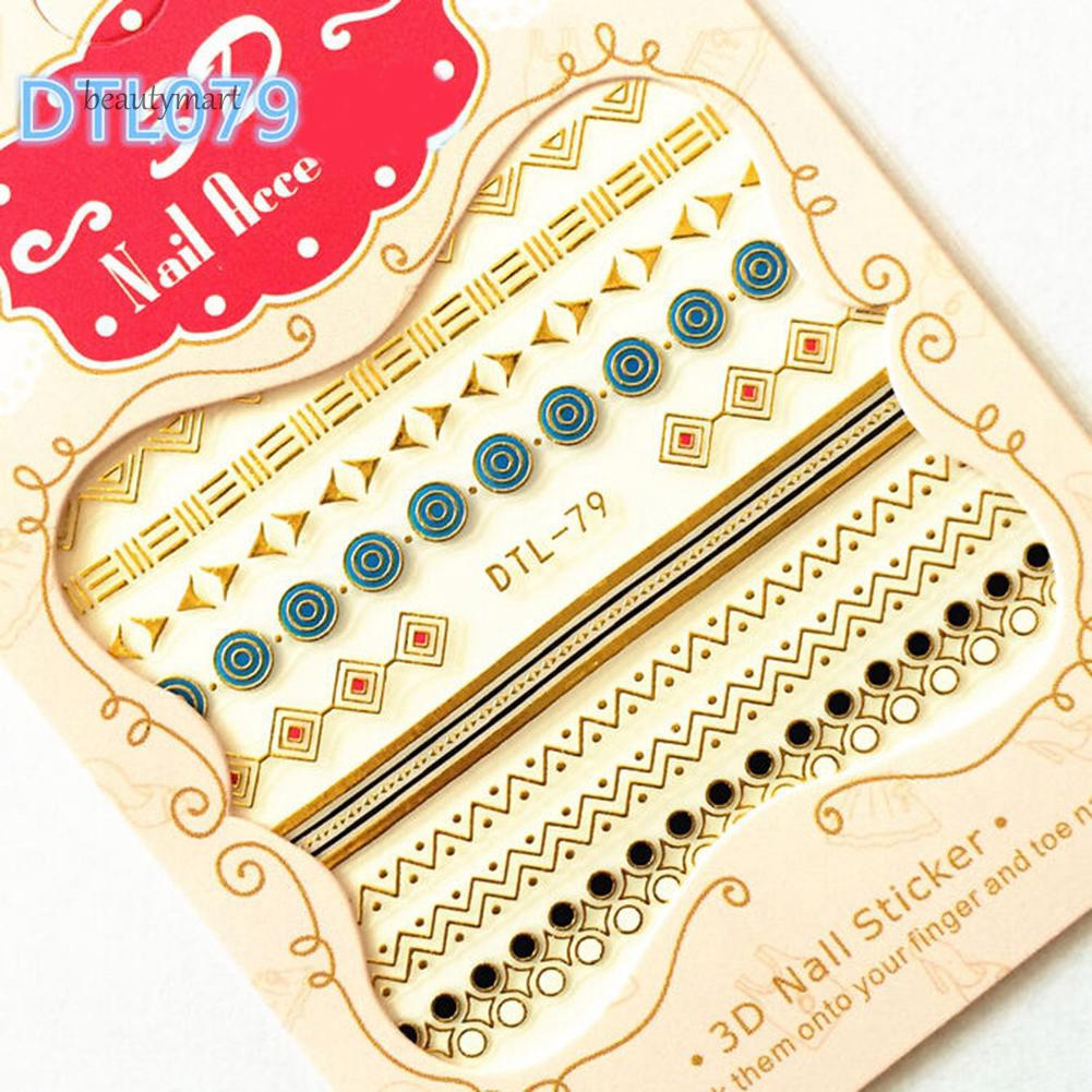 [Hàng mới về] Miếng dán trang trí móng tay nghệ thuật