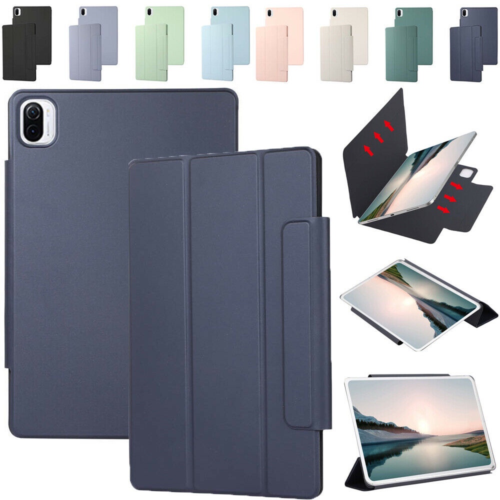 Ốp Máy Tính Bảng Da Từ Tính Chế Độ Ngủ Thông Minh Có Đế Cho Xiaomi Mi Pad 5 / Pad 5 Pro 11 "