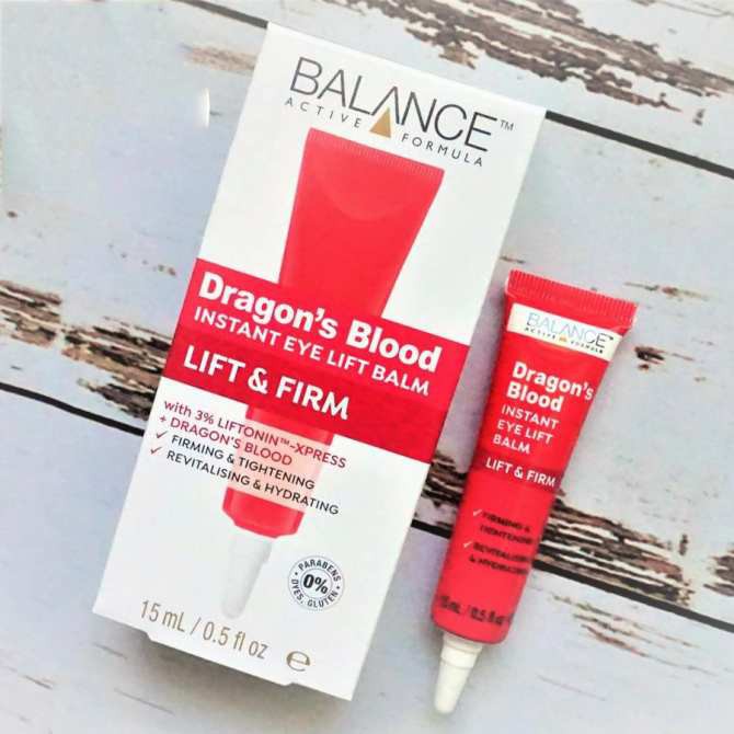 KEM THÂM MẮT MÁU RỒNG BALANCE ACTIVE FORMULA DRAGONS BLOOD INSTANT EYE LIFT BALM 15ML (NEW 2018)