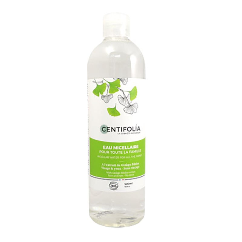 NƯỚC TẨY TRANG RAU MÁ CENTIFONIA KHÔNG CỒN PHÁP 500ml