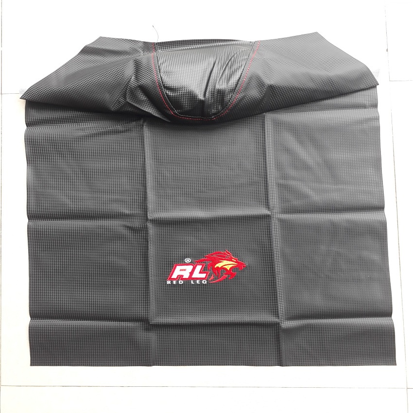 Vỏ yên xe máy da yên vân cacbon thêu RL đa năng lắp nhiều dòng xe Dream Wave Sirius Furture Exciter Winner Airblade