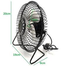 Quạt Lồng Sắt Mini FAN USB để bàn -  Quạt A18  13cm tiện lợi , gọn gàng cho văn phòng.