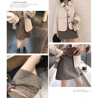 (Order 7-10 ngày) Váy nỉ kẻ sọc (kèm ảnh thật)