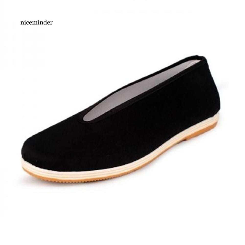 Ncm_men 'S Giày Kung Fu Vải Cotton Truyền Thống Trung Hoa Cổ Điển Bắc Kinh Thái Cực Quyền