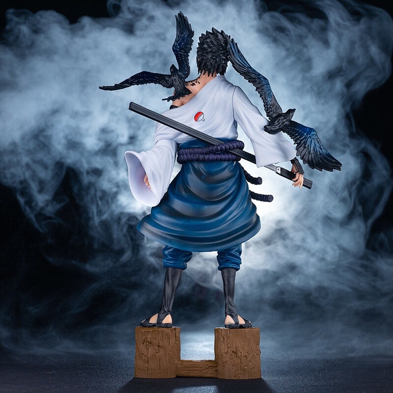 [CÓ ĐẾ +CAO 28CM ] MÔ HÌNH UCHIHA SASUKE CAO 28CM KÈM 2 CHIM &amp; ĐẾ SIÊU ĐẸP - MÔ HÌNH NARUTO