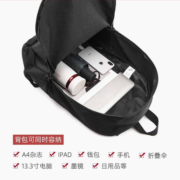 Ba Lô NIKE 100% Chính Hãng In Chữ Thời Trang Dành Cho Nam Và Nữ