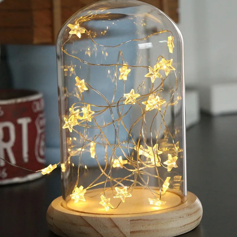 Dây Đèn LED Hình Ngôi Sao Trang Trí Tiệc Cưới