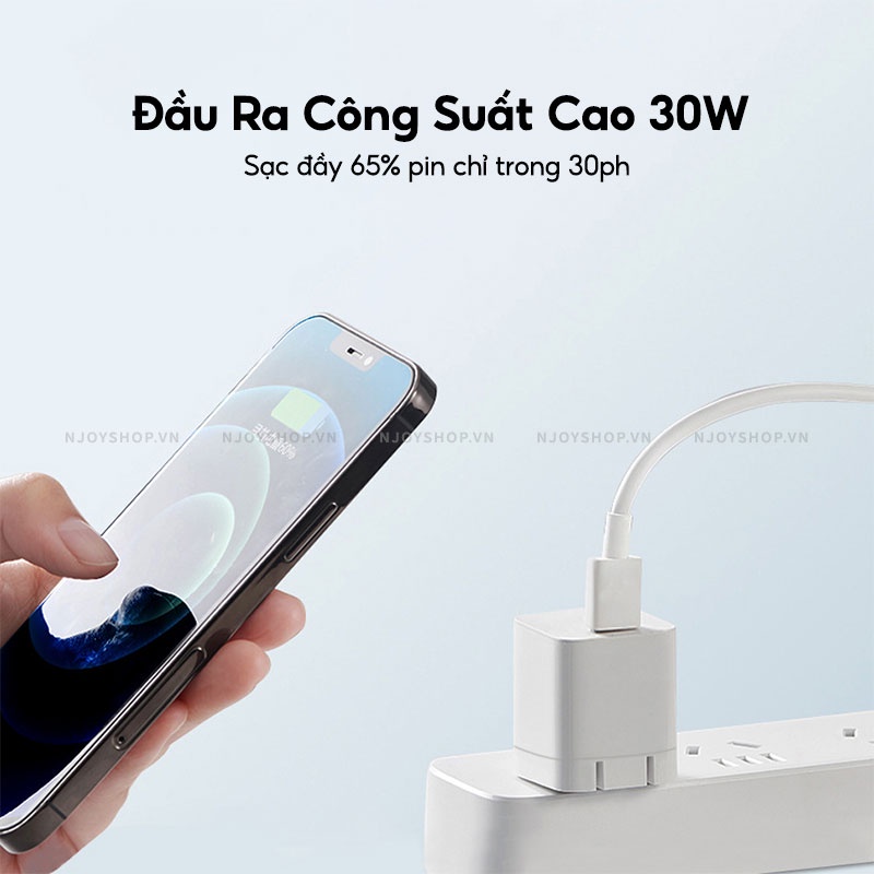 Củ Sạc Nhanh Đa Năng Wiwu Gan Pd 30w Thiết Kế Chân Gập Nhỏ Gọn Tiện Lợi Cho Điện Thoại Máy Tính Bảng