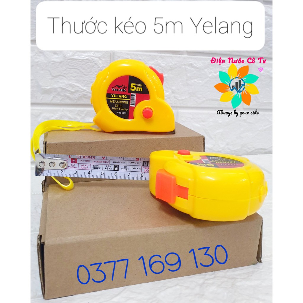 Thước kéo 5m Yelang Lỗ Ban Số Lớn