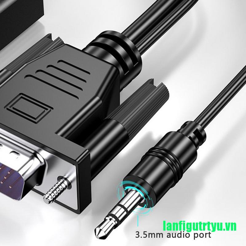 Bộ Chuyển Đổi Vga Sang Hdmi 1080p Hd Kèm Cáp Âm Thanh Cho Hdtv Pc Laptop Tv | BigBuy360 - bigbuy360.vn