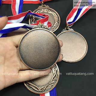 Phôi huy chương lá lúa- màu đồng