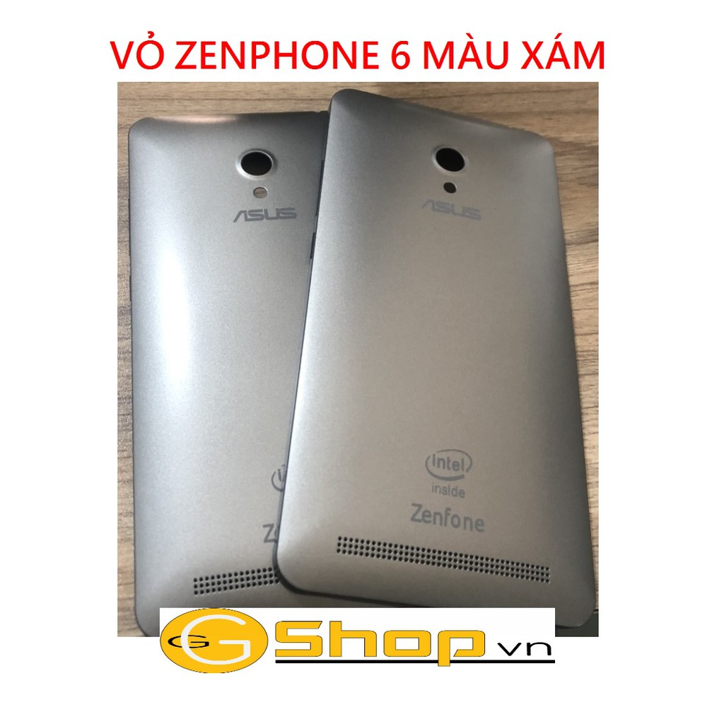 VỎ ZENPHONE 6 MÀU XÁM