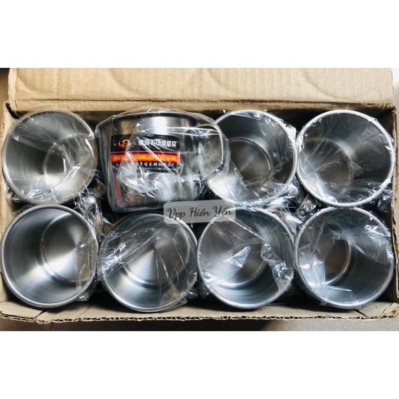 Ca, cốc inox có quai 7cm giá rẻ