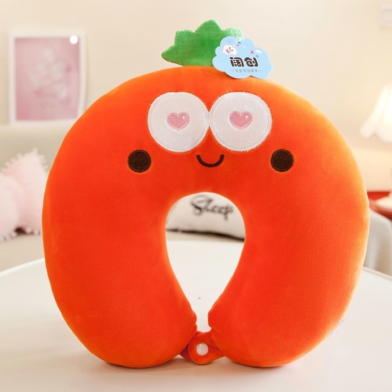 SALE gối kê cổ chữ U, gối chữ U văn phòng có nút bấm loại 1  bao giá toàn thị trường