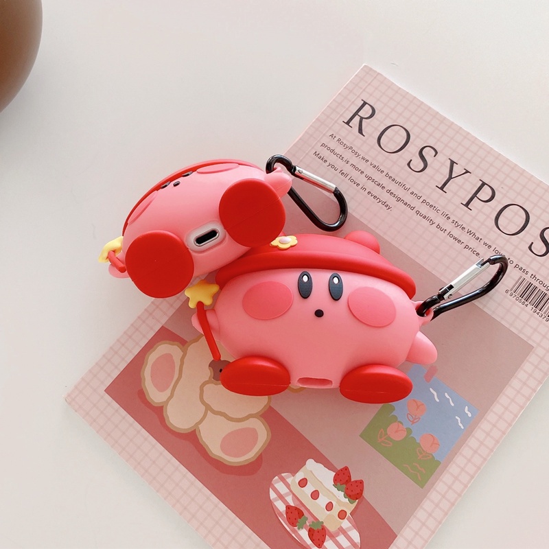 Ốp Hộp Đựng Tai Nghe Nhét Tai Tpu Hình Kirby Hoạt Hình Cho compatible AirPods3 compatible AirPods3 compatible AirPods3 2021 compatible AirPods3 compatible AirPodsPro compatible AirPods2gen