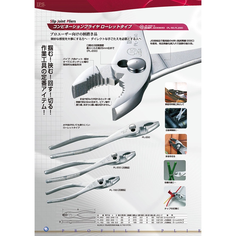 Kìm hai lỗ IGARASHI IPS PL200