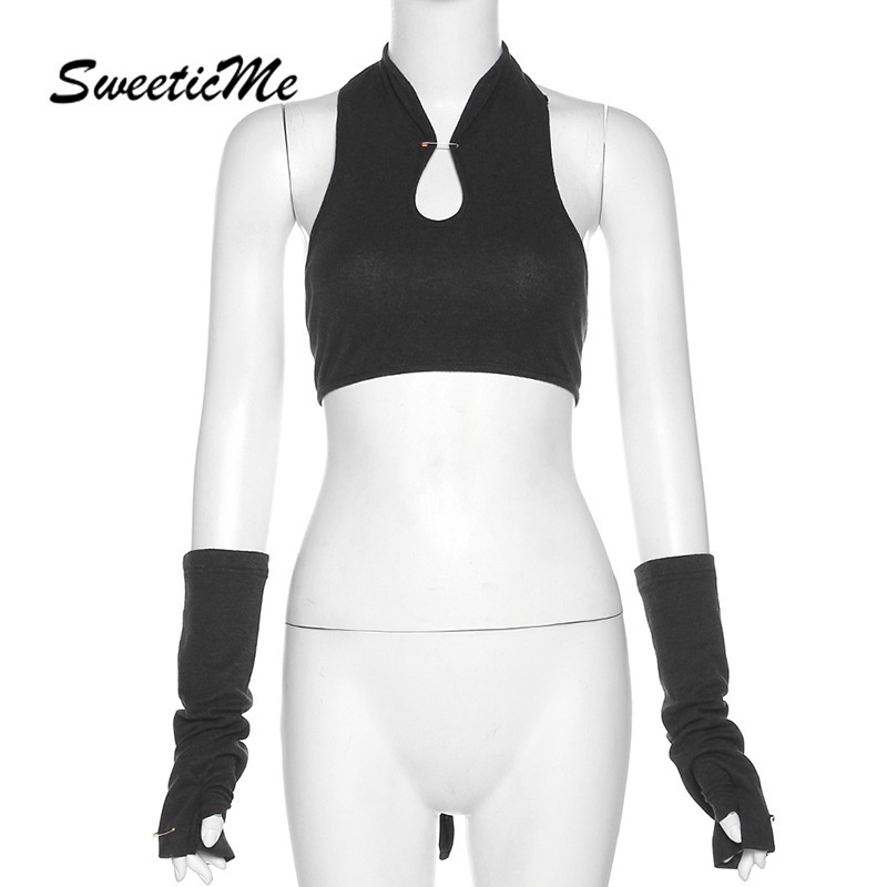 Áo Tank Top Màu Trơn Dáng Ôm Thời Trang 2022 Quyến Rũ Cho Nữ