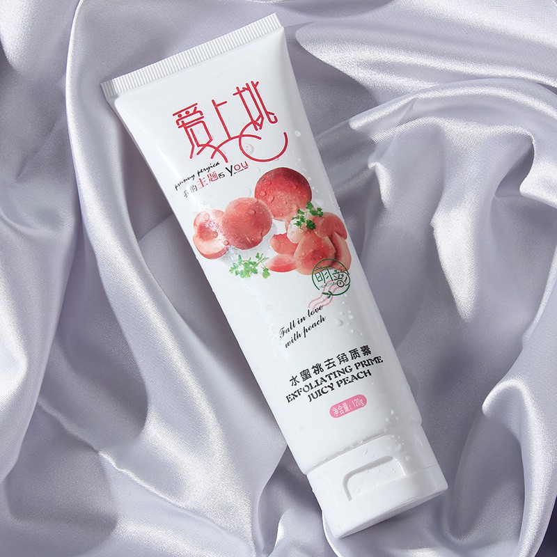 🌈🍑🍒 Gel Tẩy Tế Bào, Da Chết Toàn Thân Trái Đào Exfoliating Prime Juicy Peach 120gr Làm Trắng Da, Giảm Thâm Sạm-Y329