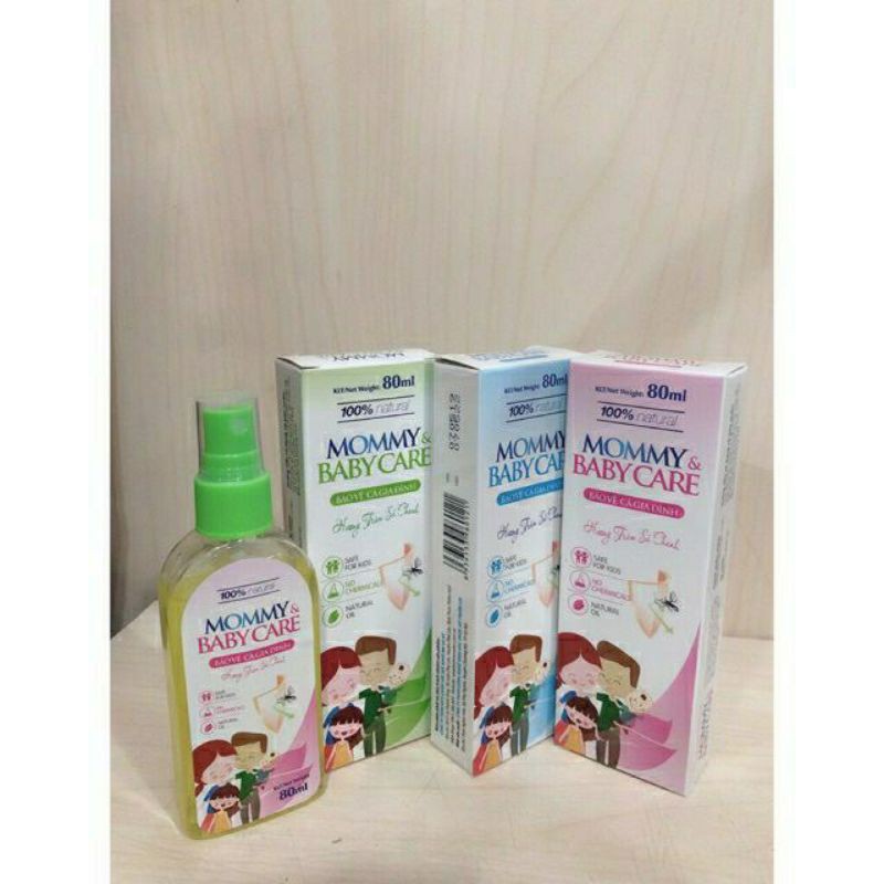 xịt chỗng muỗi mommy babycare cho bé