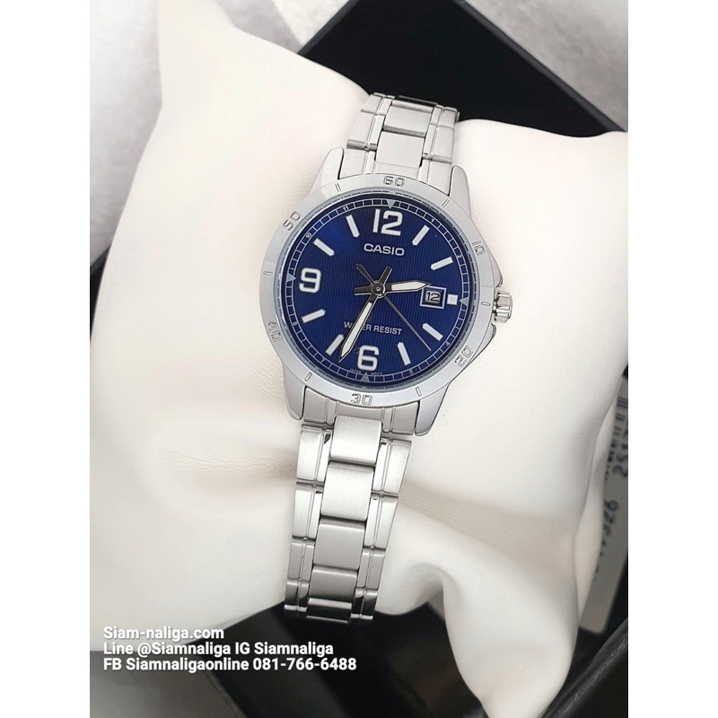 Đồng hồ nữ dây kim loại Casio Anh Khuê LTP-V004D-2BUDF