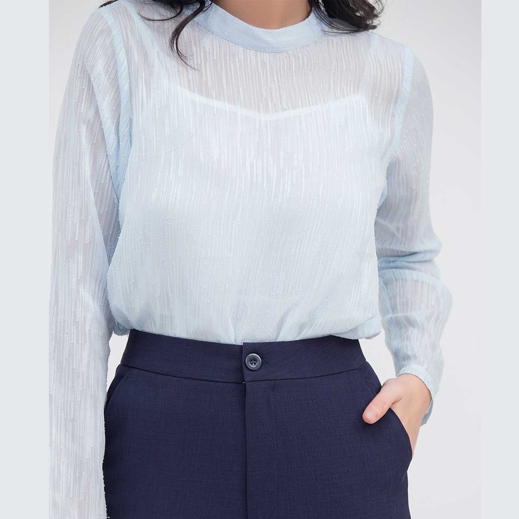 [Mã WABRGU50 giảm 10% đơn 250K] Áo voan tay dài AB11004 GUMAC( có kèm áo lót trong)