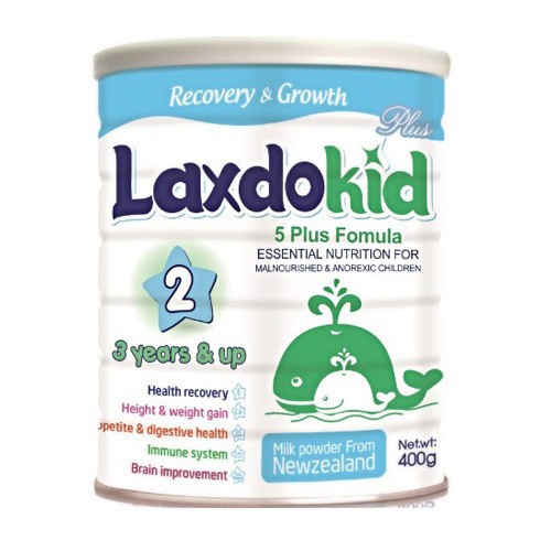 [ƯU ĐÃI] Sữa Laxdokid số 2 Cao năng lượng cho trẻ trên 3 tuổi loại 900g