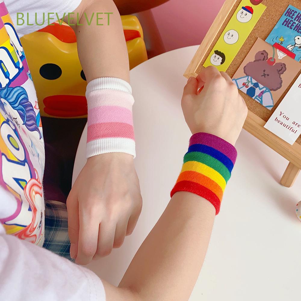 Băng Đeo Bảo Vệ Cổ Tay Màu Sắc Cầu Vồng Dành Cho Cả Nam Và Nữ