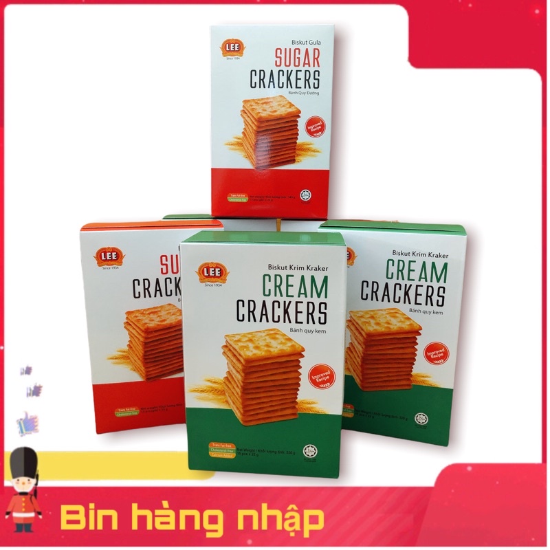 BÁNH LÚA LẠT CREAM CRACKERS (HỘP 15 GÓI) | BigBuy360 - bigbuy360.vn